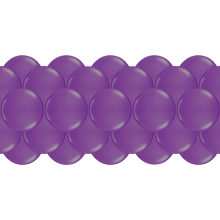 Luftballongirlanden-Set Violett ab 3 m
