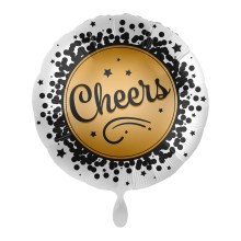 Folienballons Silvester - Cheers Ø 45 cm