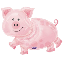Folienballon Schwein 89 cm
