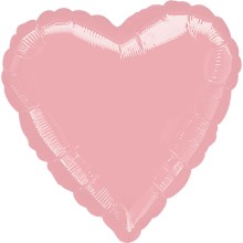 Folienballon Herz - Rosa Ø 45 cm - Anagram -