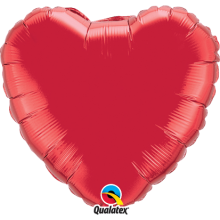 Folienballon Herz - Rot Ø 70 cm