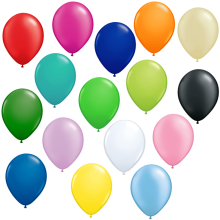 Luftballons Freie Farbwahl Ø 25 cm