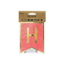 Papiergirlande - Happy Birthday - Bunt