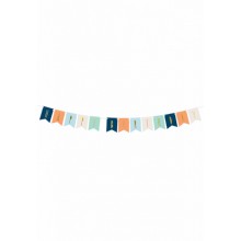 Papiergirlande - Happy Birthday - Soft | luftballon.de