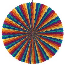 Dekofächer Regenbogen Ø 70 cm
