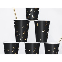 Partybecher Halloween - Fledermäuse - XL 6 Stück