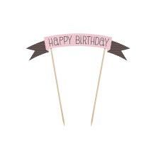 Kuchendeko - Happy Birthday Banner | luftballon.de