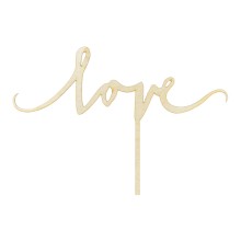 Kuchendeko - Love (Holz) | luftballon.de