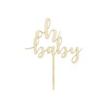 Kuchendeko - Oh Baby (Holz) | luftballon.de