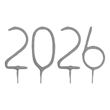 Wunderkerzen Set Silvester: Zahl - 2026