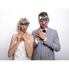 Photo Booth Bride & Groom Foto Accessoires für Party Fotobox