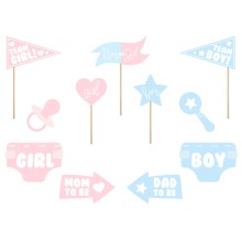 Photo Booth Babyparty Foto Accessoires Party Fotobox | luftballon.de