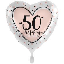 1 Balloon XXL - Lovely Birthday 50 - ENG