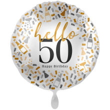 1 Balloon XXL - Hello 50 - ENG