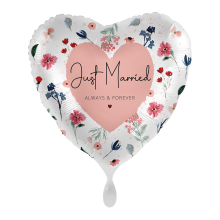 1 Balloon - Just Married Flowers - ENG