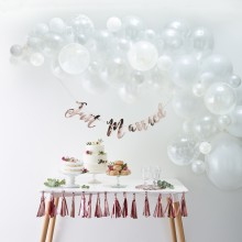 1 Balloon Arch - White