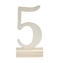 12 Table Numbers - Wooden 1-12