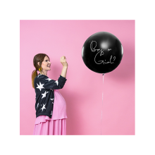 1 Riesenballon - Ø 1m - Boy or Girl - Pink