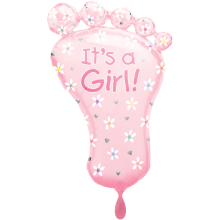 1 Balloon XXL - It´s a Girl Foot