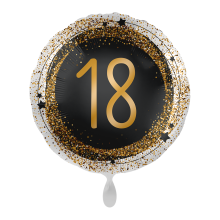 1 Balloon - Gold Glitter 18 - UNI