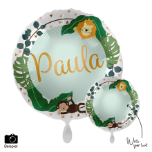 1 Ballon - Personalize IT - Jungle Friends