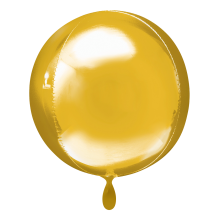 1 Balloon - Orbz® - Gold