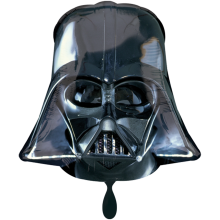 1 Balloon XXL - Darth Vader Helmet Black