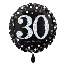 1 Balloon - Sparkling Birthday 30