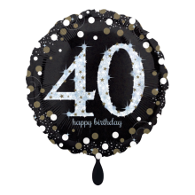 1 Balloon - Sparkling Birthday 40