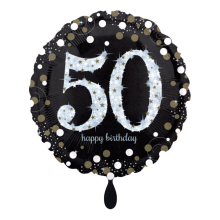 1 Balloon - Sparkling Birthday 50