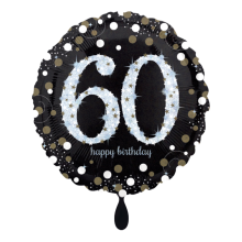 1 Balloon - Sparkling Birthday 60