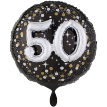 1 Balloon XXL - Sparkling Birthday 50