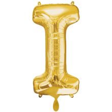 1 Balloon XXL - Buchstabe I - Gold