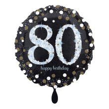 1 Balloon - Sparkling Birthday 80