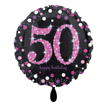1 Balloon - Pink Celebration 50