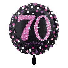 1 Balloon - Pink Celebration 70