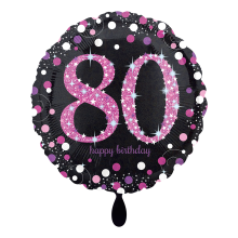 1 Balloon - Pink Celebration 80