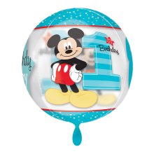 1 Balloon - Orbz® Mickey 1st Birthday