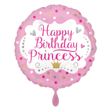 1 Ballon - Happy Birthday Princess
