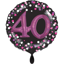 1 Balloon XXL - Multi Balloon Sparkling Pink 40