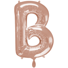 1 Balloon XXL - Buchstabe B - Rosegold