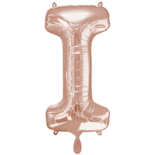 1 Balloon XXL - Buchstabe I - Rosegold