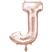 1 Balloon XXL - Buchstabe J - Rosegold