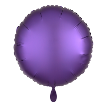 1 Balloon - Rund - Silk Lustre - Lila