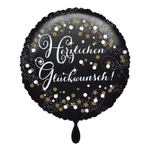 1 Ballon - Herzlichen Glückwunsch