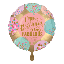 1 Ballon - Happy Birthday Stay Fabulous