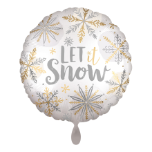 1 Ballon - Shining Snow Satin