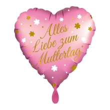 1 Balloon - Mother´s Day Heart German Wording