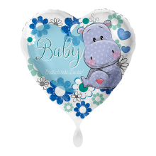 1 Ballon - Baby Nilpferd Junge