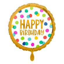 1 Ballon - Happy Dots